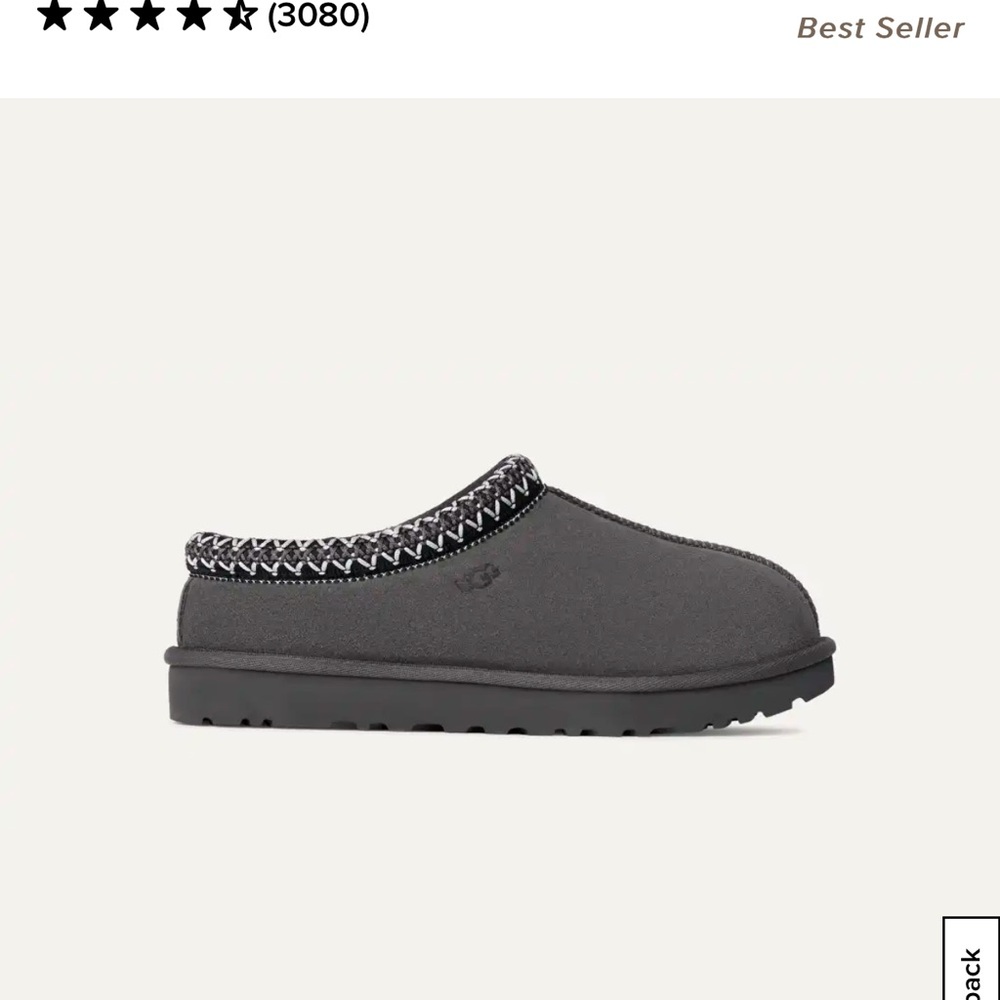 UGG Gray Tasman Slippers